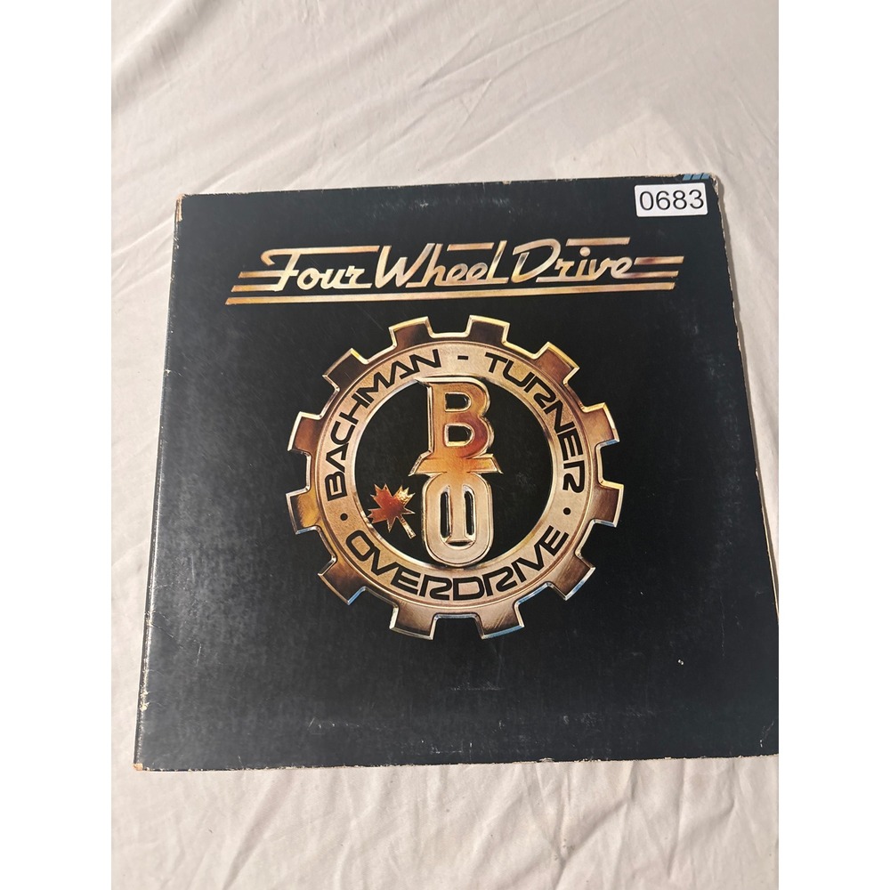 Bachman-Turner Overdrive Four Wheel Drive Vinyl LP 12" Black Good 1975 Gatefold